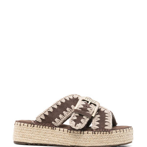 Mou Jute platform sandals