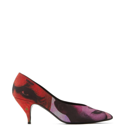 Versace Printed pumps