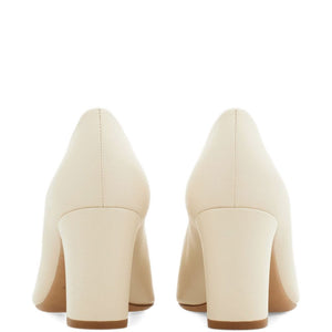 Ferragamo Gancini block heel pump