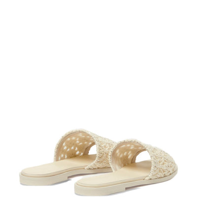 Fabiana Filippi Knitted flate sandals