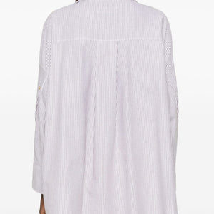 White Sand Striped cotton shirt