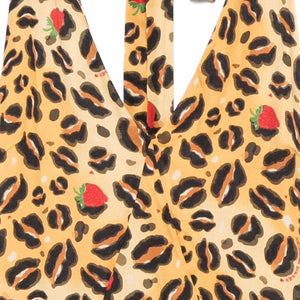Alessandro Enriquez V-neck Printed long dress
