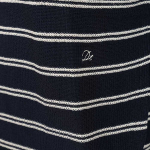 Dunst Cotton blend striped polo shirt