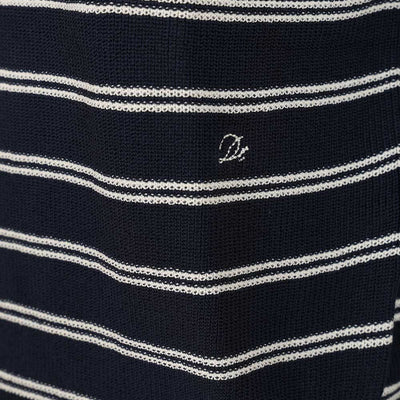 Dunst Cotton blend striped polo shirt