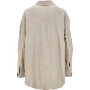 Peuterey Lya suede leather jacket