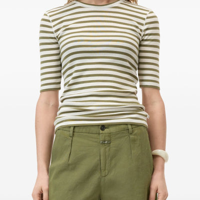 Closed Striped cotton blend sweater