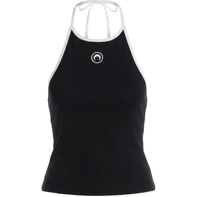 Marine Serre Moon cotton tank top