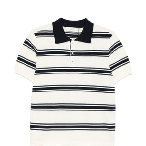 Dunst Striped cotton polo shirt