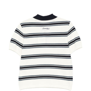Dunst Striped cotton polo shirt
