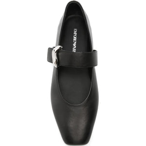 Emporio Armani Exclusive Leather ballet flats
