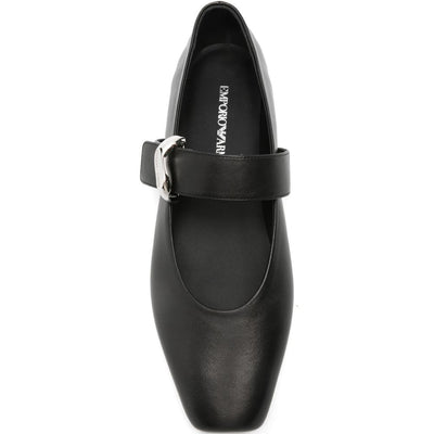 Emporio Armani Exclusive Leather ballet flats