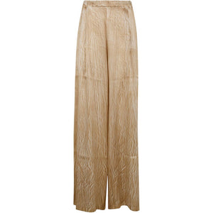 Avant Toi Silk flared leg trousers