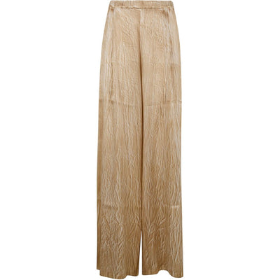 Avant Toi Silk flared leg trousers