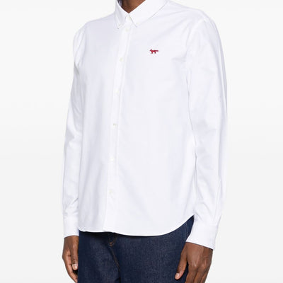 Maison Kitsuné Maison KitsunÃ© Profile Fox cotton shirt