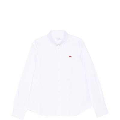 Maison Kitsuné Maison KitsunÃ© Profile Fox cotton shirt