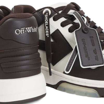 Off White Out Of Office leather sneakers