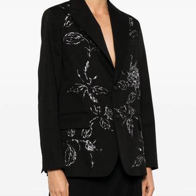 Hippy Realisti Cotton single-breasted blazer jacket