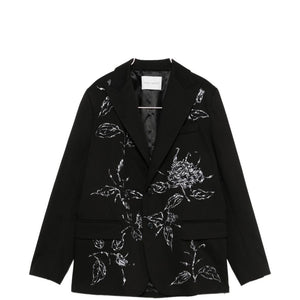 Hippy Realisti Cotton single-breasted blazer jacket