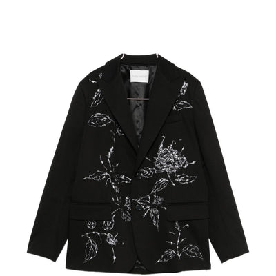 Hippy Realisti Cotton single-breasted blazer jacket