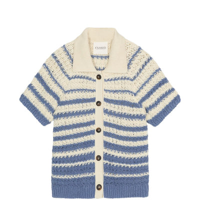 Closed Striped cotton cardigan
