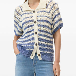 Closed Striped cotton cardigan