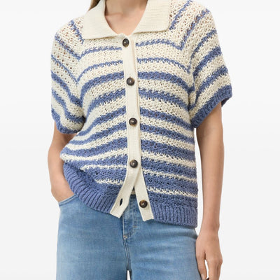 Closed Striped cotton cardigan
