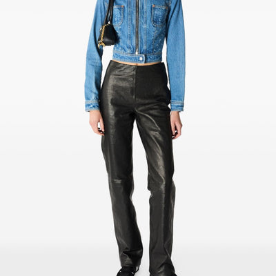 Marine Serre Denim cotton jacket