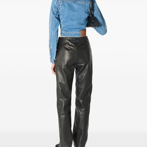 Marine Serre Denim cotton jacket