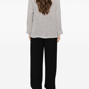 Emporio Armani Linen buttoned jacket