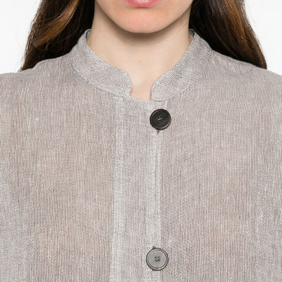 Emporio Armani Linen buttoned jacket