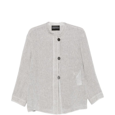 Emporio Armani Linen buttoned jacket