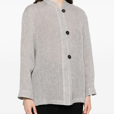 Emporio Armani Linen buttoned jacket