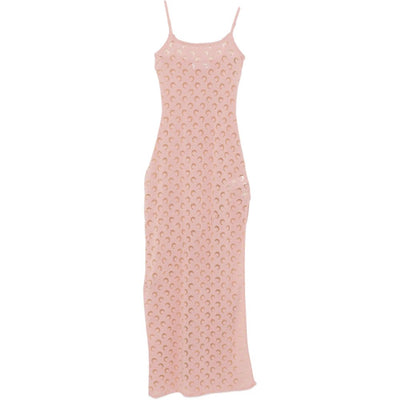 Marine Serre Moon devore long dress