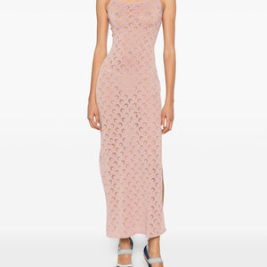 Marine Serre Moon devore long dress