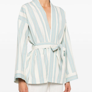 Forte Forte Striped kimono jacket