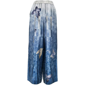 Pierre Louis Mascia Printed silk trousers