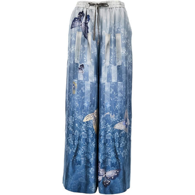 Pierre Louis Mascia Printed silk trousers