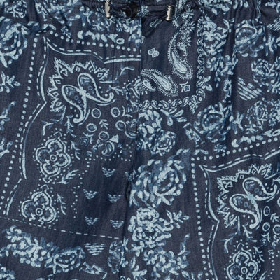 Emporio Armani Printed cotton trousers