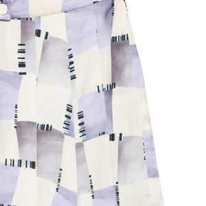 Emporio Armani Abstract Print Pleated Shorts