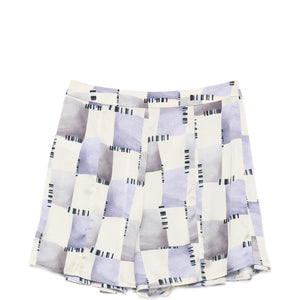 Emporio Armani Abstract Print Pleated Shorts