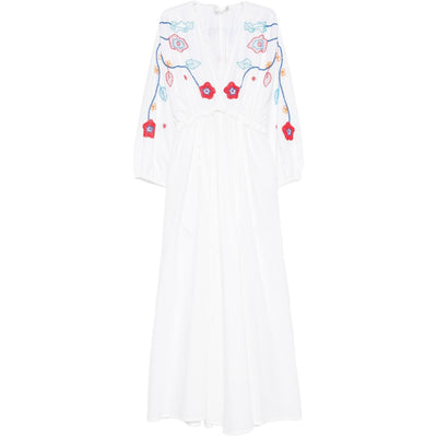 Forte Forte Embroidered cotton dress