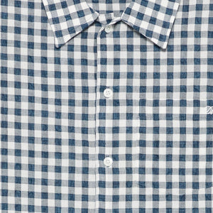 Dunst Checked cotton blend shirt