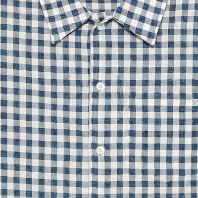 Dunst Checked cotton blend shirt
