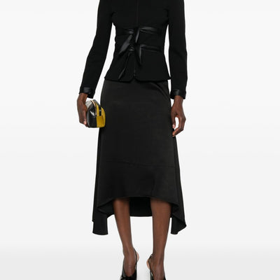 Emporio Armani Collarless Zip-Front Jacket