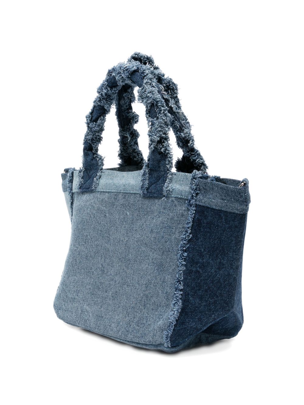 Ganni Denim small tote bag