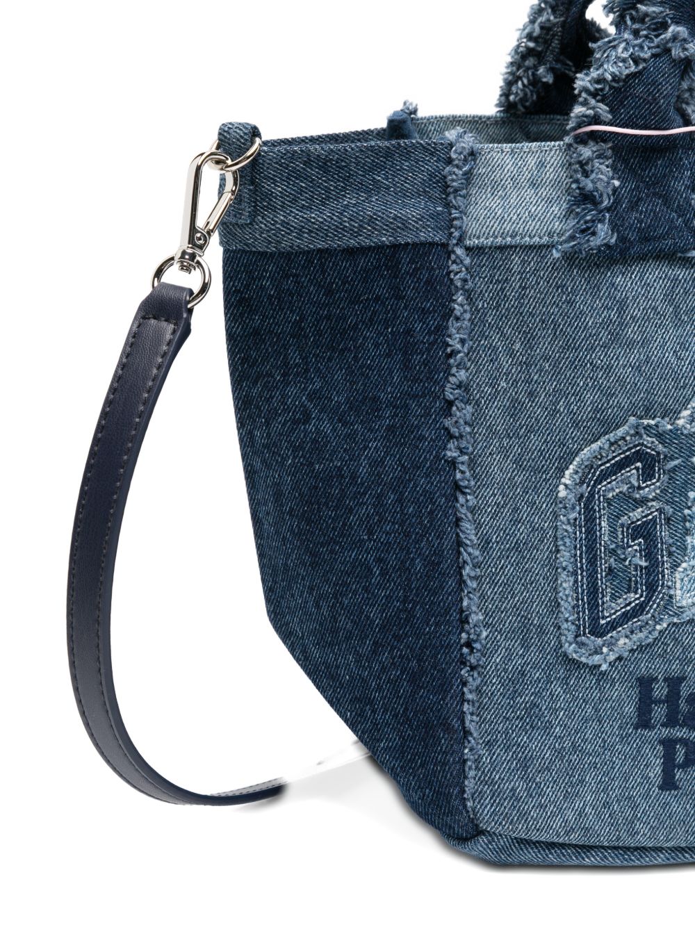 Ganni Denim small tote bag