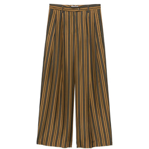 Alberto Biani Striped silk trousers