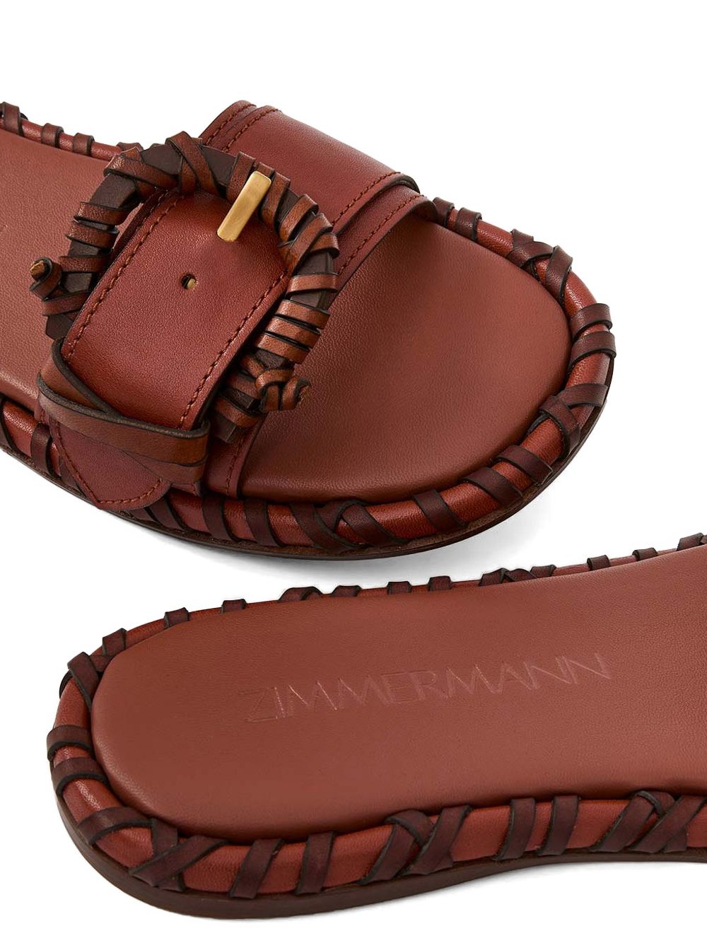 Zimmermann Alchemy leather sandals