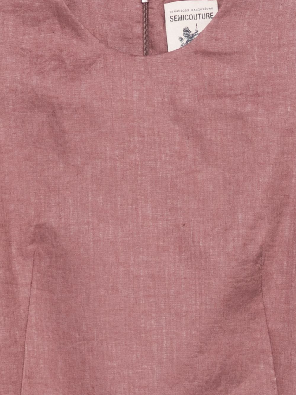 Semicouture Sheena linen mini dress