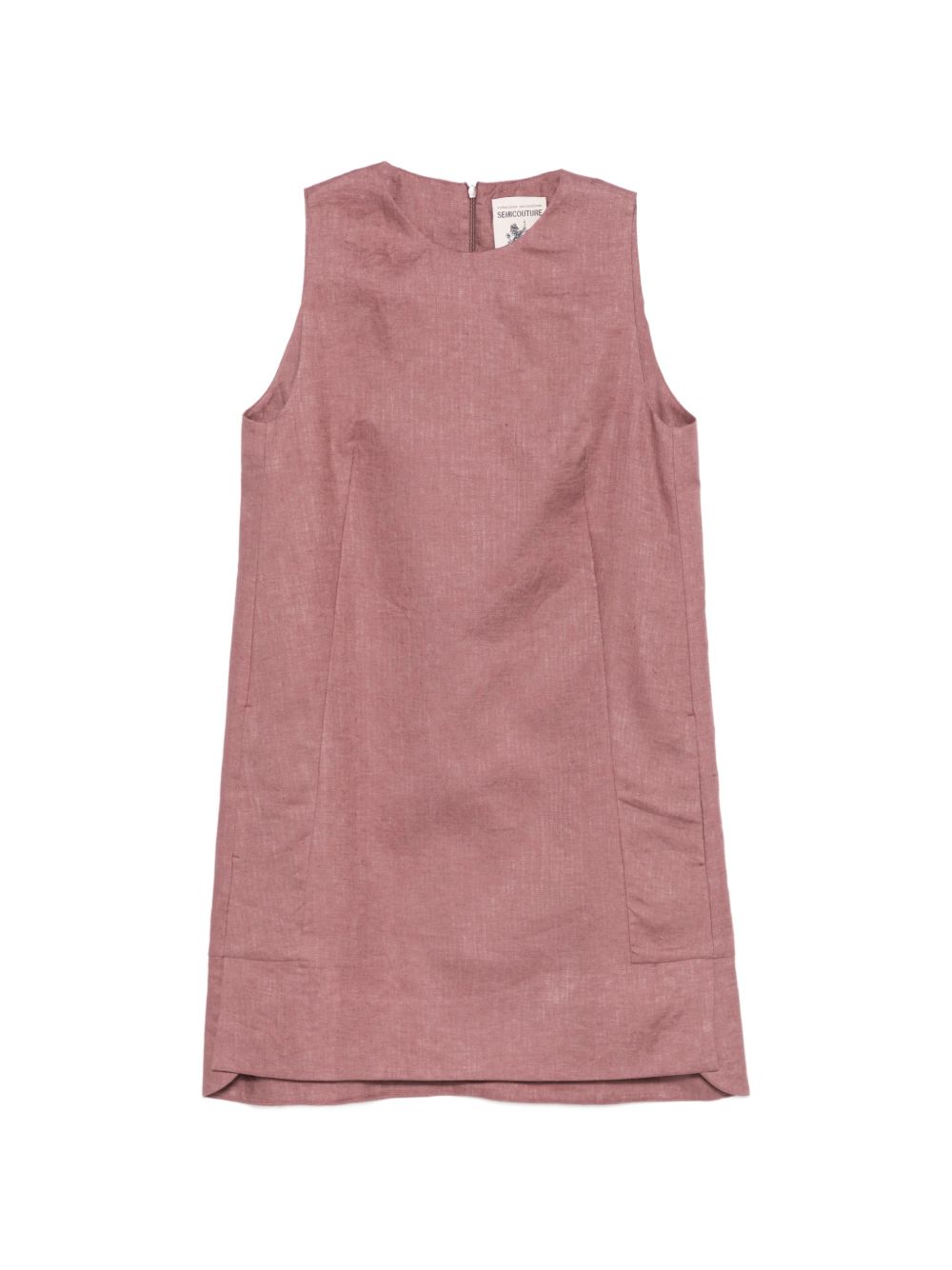 Semicouture Sheena linen mini dress